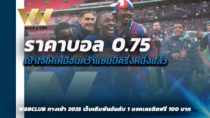 ราคาบอล 0.75 คือ