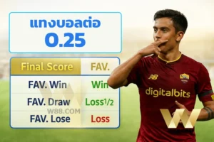 ราคาบอล 0.25 คือ