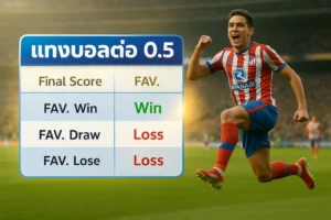 ราคาบอล 0.5 คือ