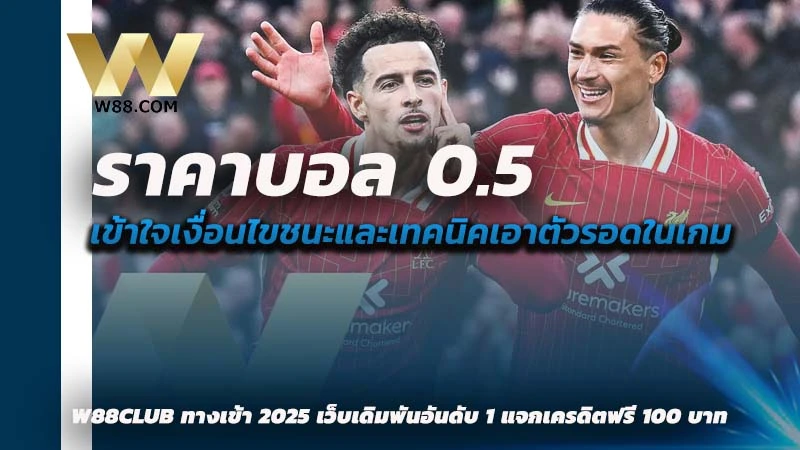 ราคาบอล 0.5 คือ