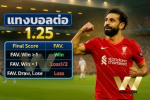 ราคาบอล 1.25 คือ