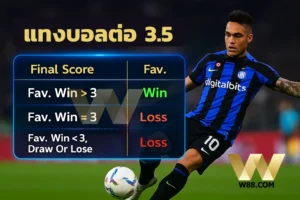 ราคาบอล 3.5 คือ