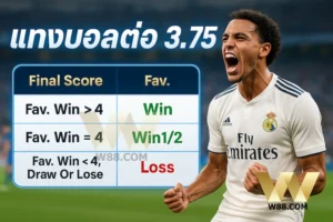 ราคาบอล 3.75 คือ