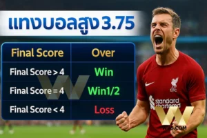 ราคาบอล 3.75 คือ